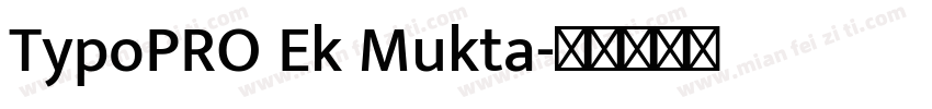 TypoPRO Ek Mukta字体转换